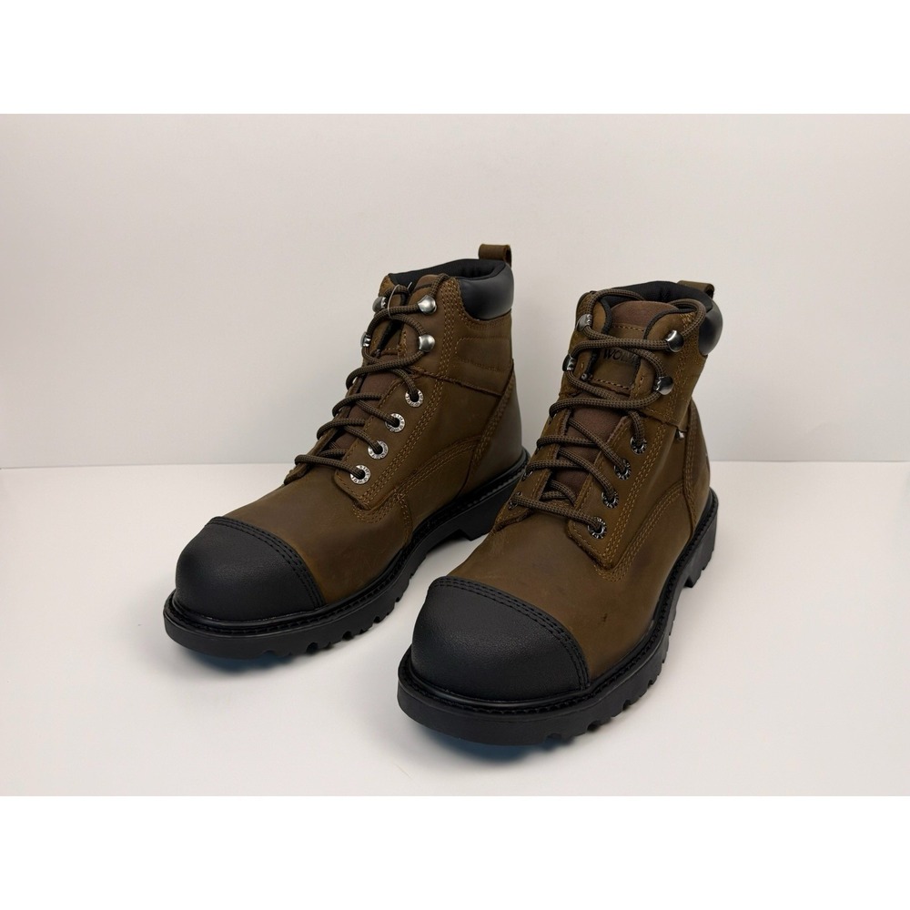Wolverine Rig ST Water Proof 6" Steel Toe Men's Size 8 Sudan Brown W191081